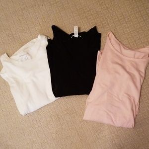 Set of maternity long sleeve tops